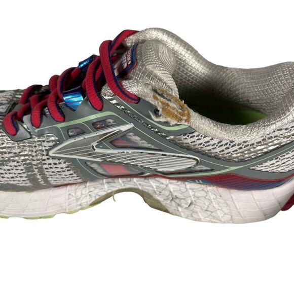 Brooks Ravenna 6 Womens Size 8.5 Silver Pink Athletic Running Shoe Sneaker - Picture 7 of 9